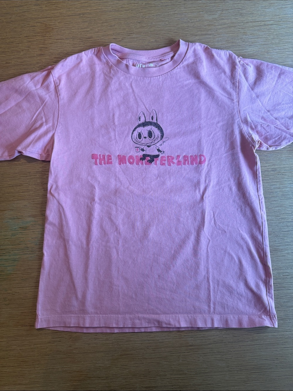 Uniqlo Kids Light Pink Monsterland Graphic Tee